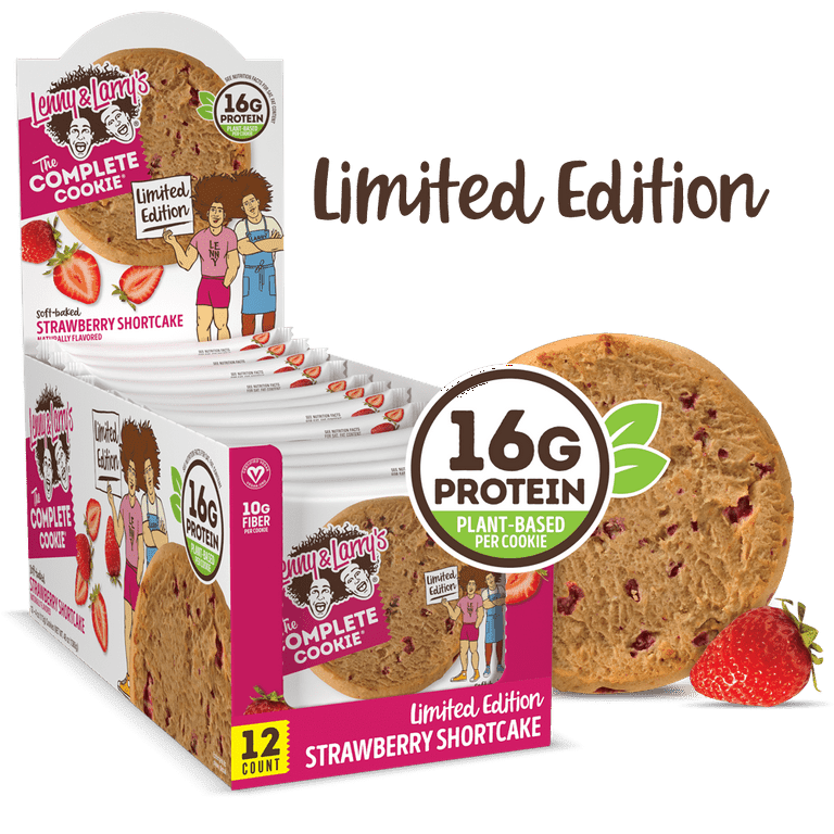 Lenny & larry's Strawberry Shortcake 16G Protein & 10G Fiber