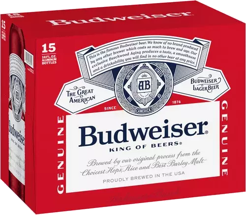 Budweiser 15pk cans
