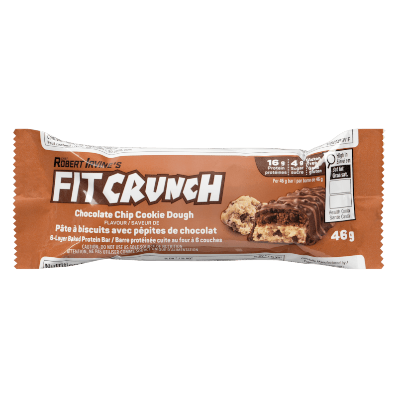 FIT CRUNCH CHOCO CHIP COOKIE DOUGH PROTEIN BAR