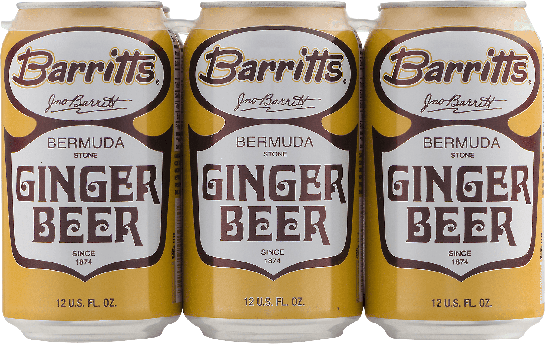 BARRITTS GINGER BEER NON-ALCOHOLIC 6-12OZ