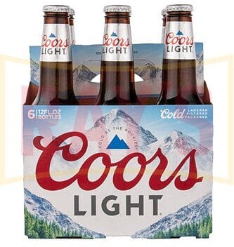 Coors light 6pk bottles