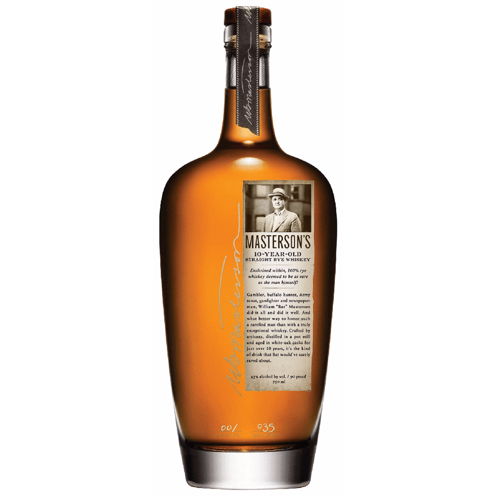 Masterson’s straight rye aged 10