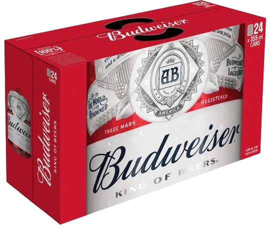 Budweiser 24pk cans