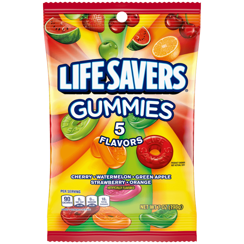 LIFE SAVERS GUMMIES 5 FLAVORS 7 OZ