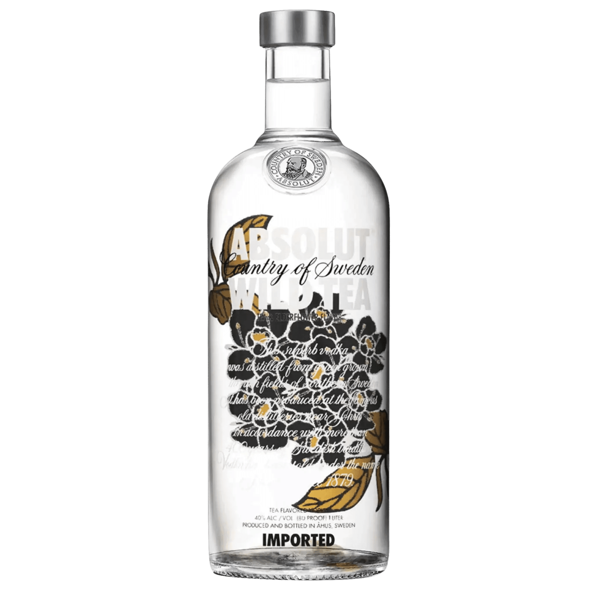 ABSOLUT WILD TEA 750ML
