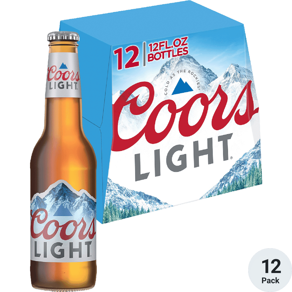 Coors light 12 pk bottles