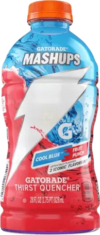 GATORADE MASHUPS COOL BLUE & FRUIT PUNCH 28OZ