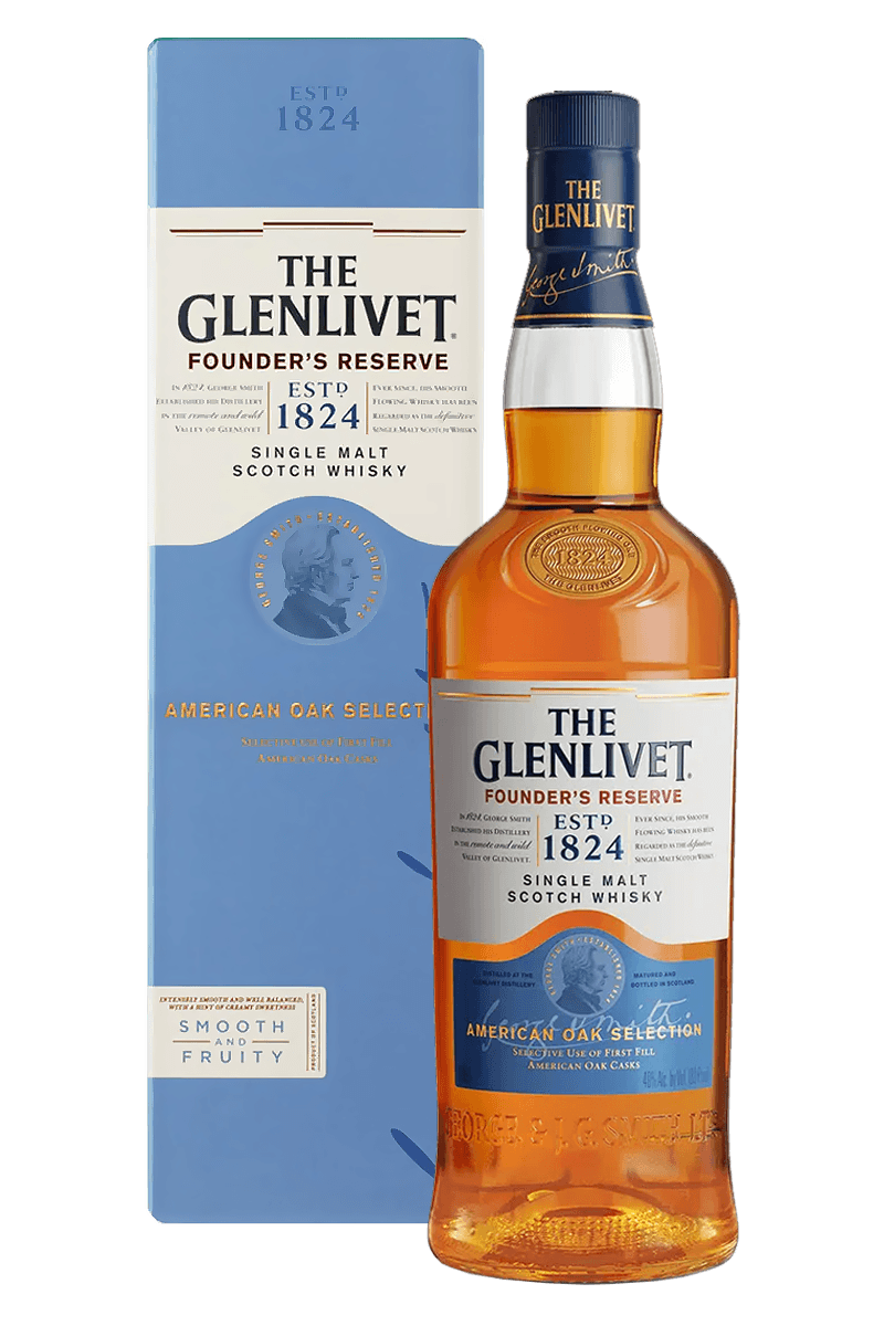 GLENLIVET 1824 FOUNDER'S RESERVE 750ML