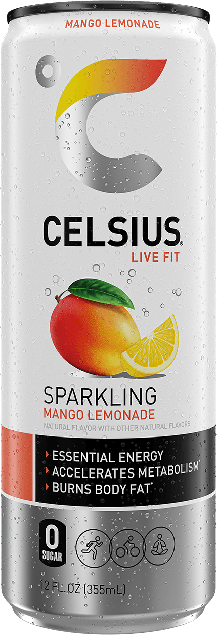 CELSIUS MANGO LEMONADE 12OZ