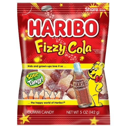 HARIBO FIZZY COLA GUMMIES 5 OZ