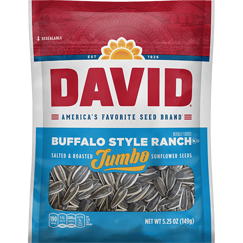 DAVID BUFFALO STYLE RANCH SUNFLOWER SEEDS