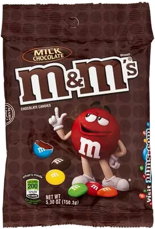 M&M MILK CHOCOLATE 5.30 OZ
