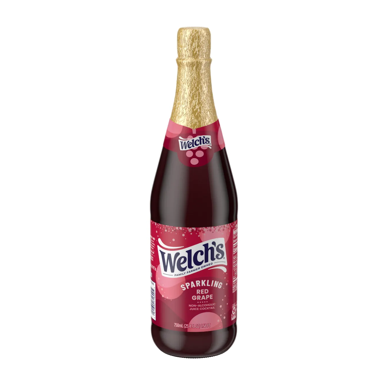 WELCH'S NON-ALCOHOLIC SPARKLING RED GRAPE 750ML