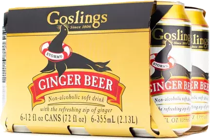 GOSLINGS GINGER BEER NON-ALCOHOLIC 6-12OZ