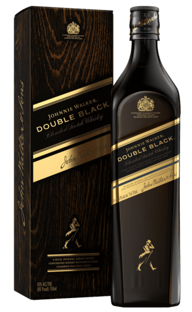 JOHNNIE WALKER DOUBLE BLACK 750 ML