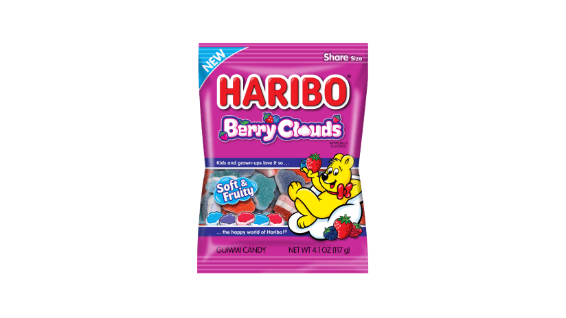 HARIBO BERRY CLOUDS 4.1 OZ