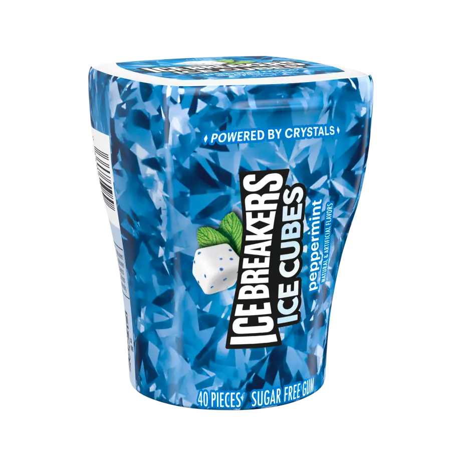 ICE BREAKERS ICE CUBES PEPPERMINT 40 PIECES