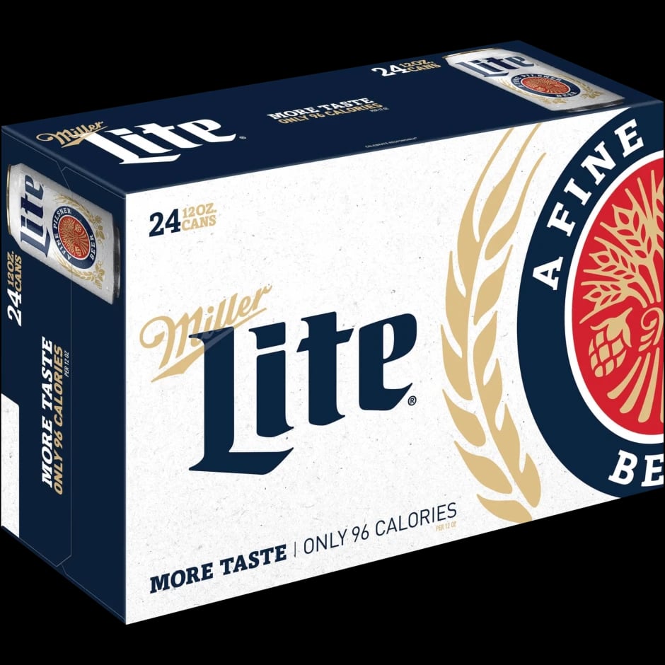 Miller lite 24pk cans
