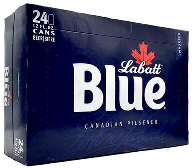 Labatt blue 24pk cans