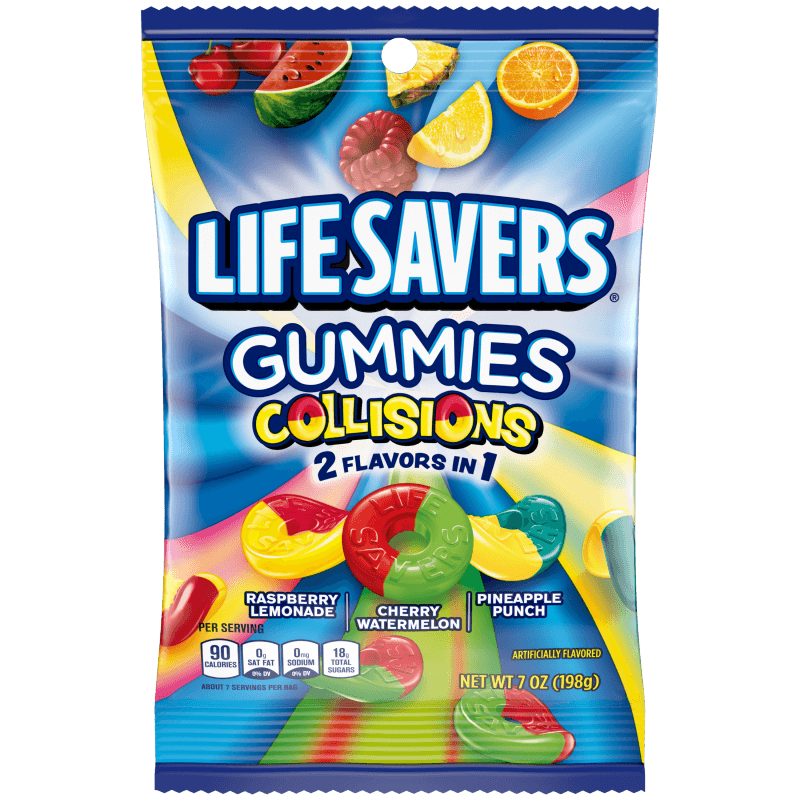 LIFE SAVERS GUMMIES COLLISIONS GUMMIES 7 OZ