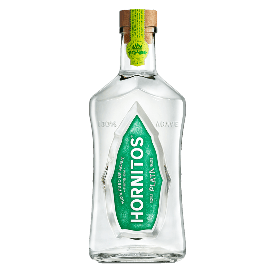 HORNITOS PLATA 750 ML