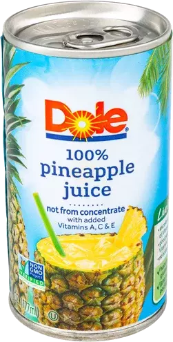 DOLE PINEAPPLE JUICE 8OZ