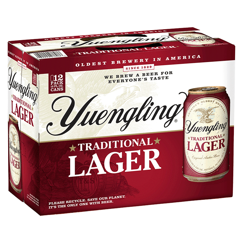 Yuengling traditional lager 12pk cans