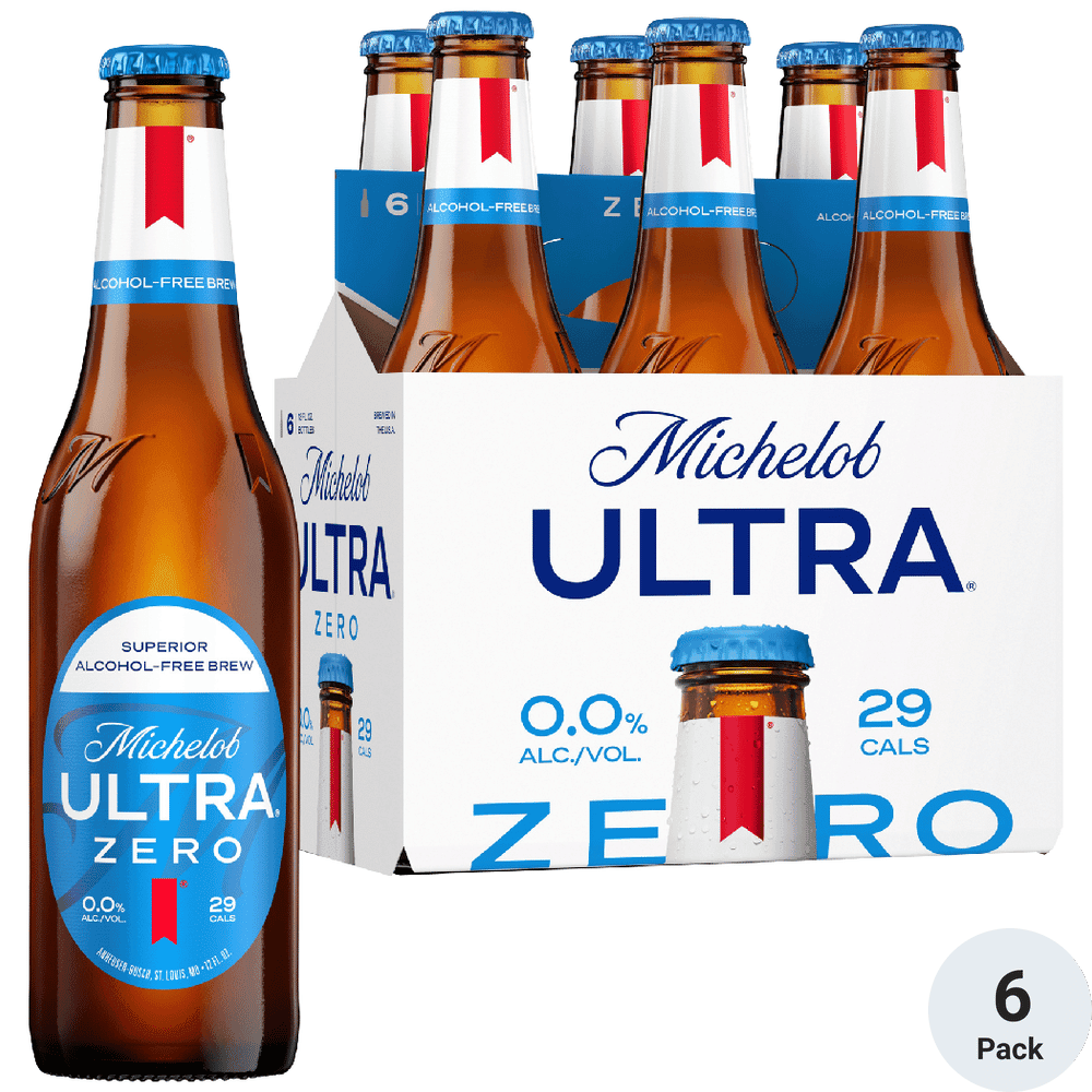 Michelob ultra zero 6pk bottles