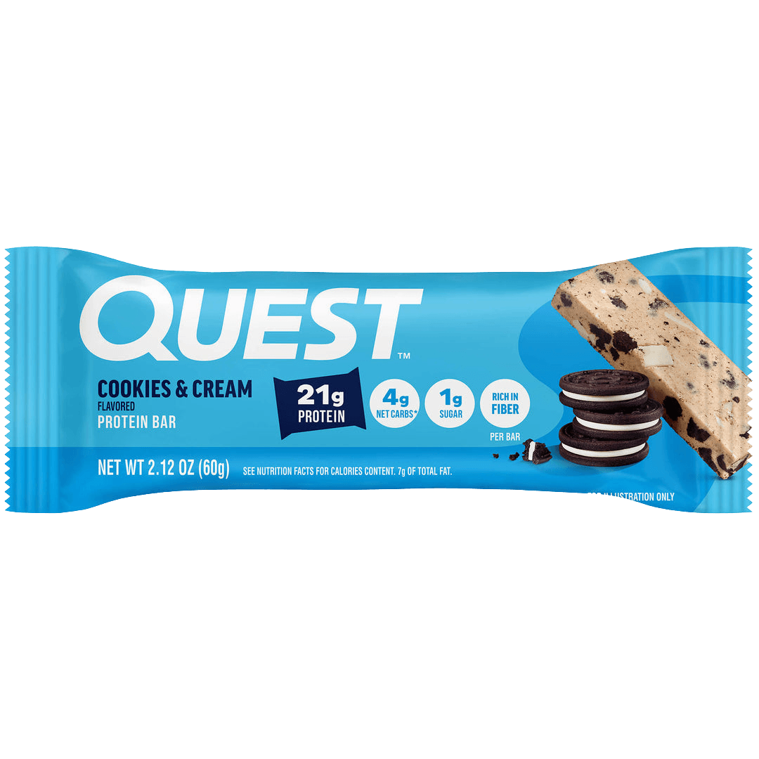 QUEST COOKIES N CREME BAR