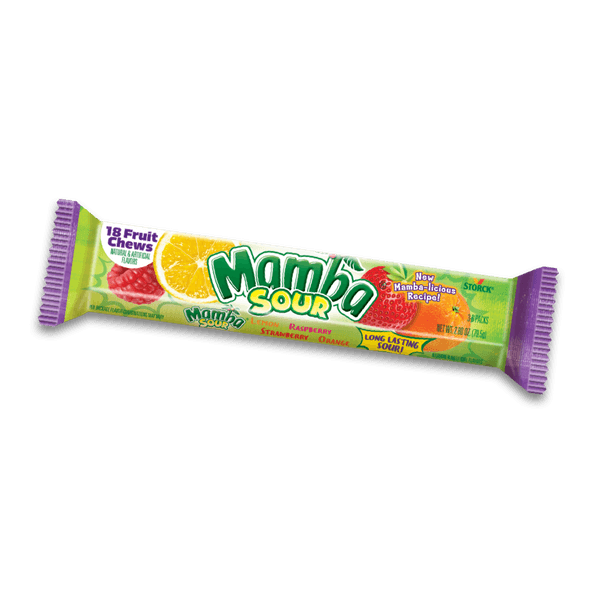 MAMBA SOUR 18 FRUIT CHEWS