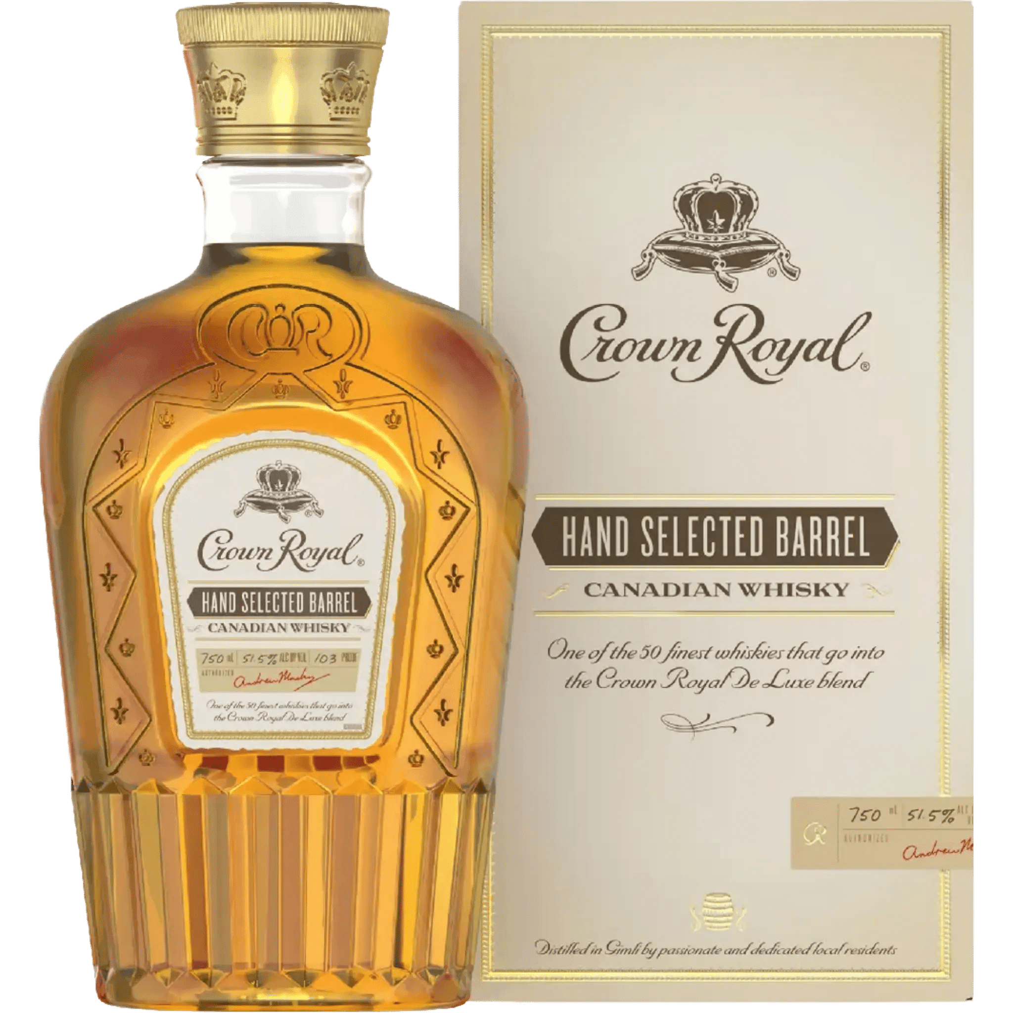 CROWN ROYAL HAND SELECTED BARREL 750ML