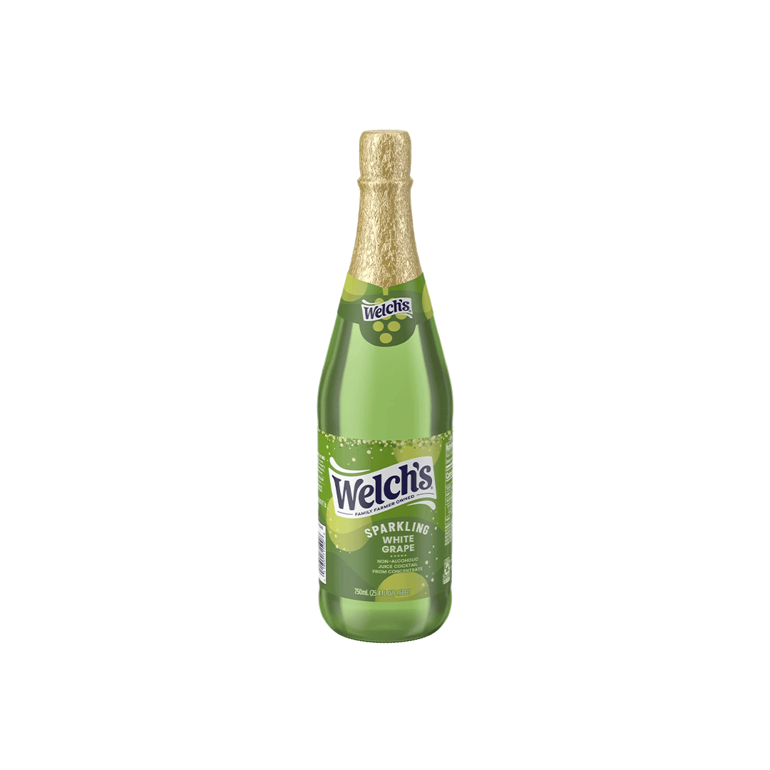 WELCH'S NON-ALCOHOLIC SPARKLING WHITE GRAPE 750ML