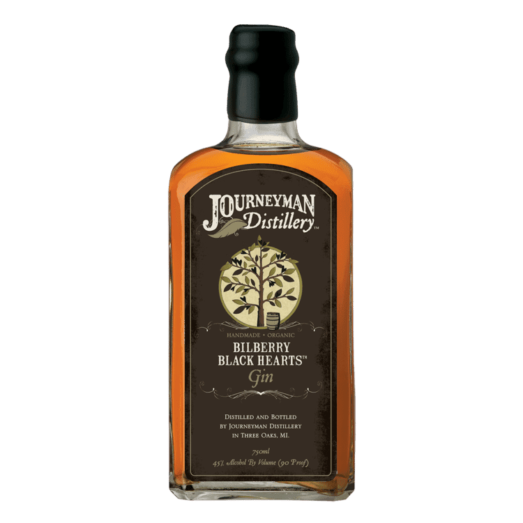 journeyman distillery black barrel gin 70ml