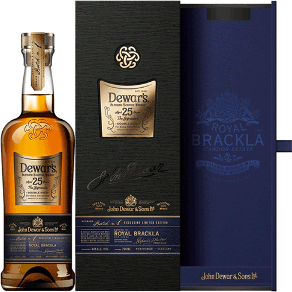 DEWAR'S 25YR DOUBLE AGED 750ML