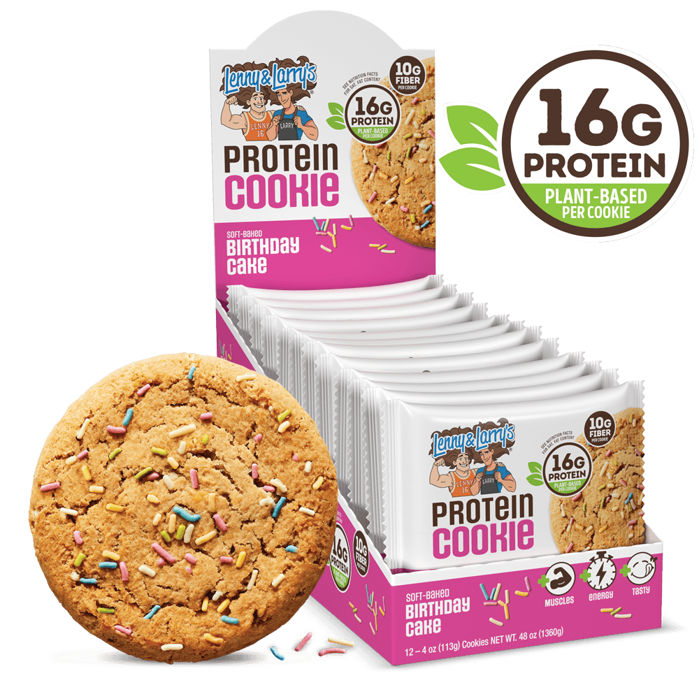 Lenny & Larry's Birthday Cake Protein cookie 16G protein & 10g Fiber
