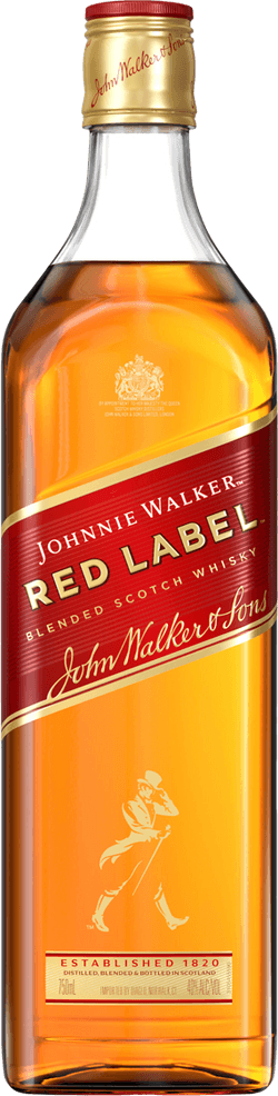JOHNNIE WALKER RED LABEL 750 ML
