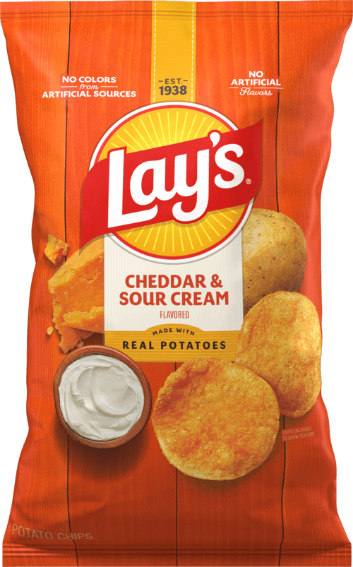 LAY'S CHEDDAR & SOUR CREAM 219.7G