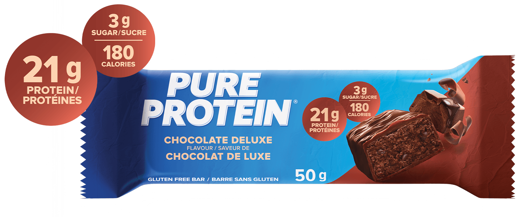 PURE PROTEIN CHOCOLATE DELUX 20G PROTEIN