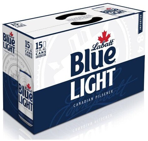 Labatt blue light 15pk cans
