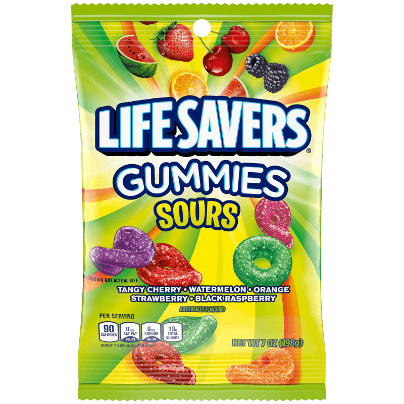 LIFE SAVERS SOUR GUMMIES 7 OZ