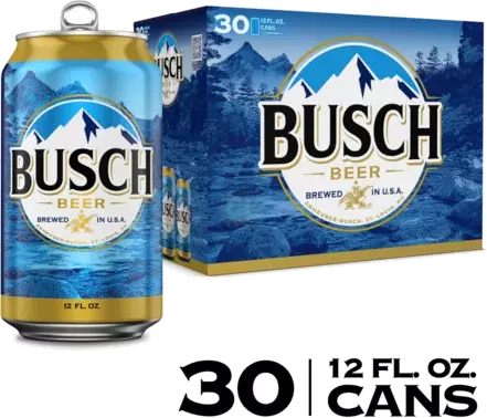 Busch beer 30pk cans