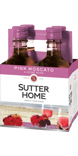 Sutter Home pink Moscato 4 pk