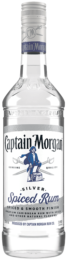 CAPT MORGAN SILVER SPICED RUM 750 ML
