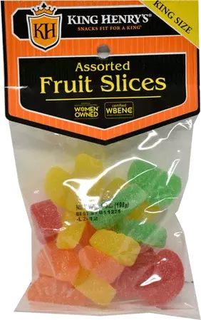 KING HENRY'S ASSORTED FRUIT SLICES