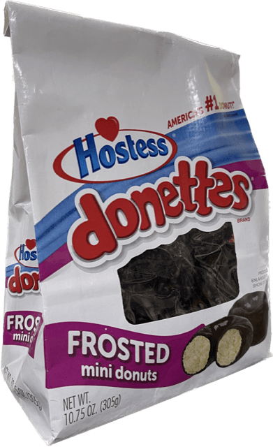 HOSTESS DONETTES FROSTED MINI DONUTS 10.75 OZ