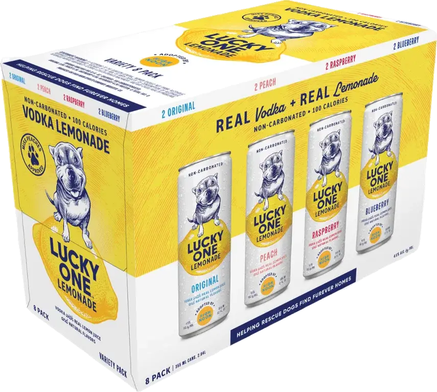 Lucky one lemonade 8pk cans