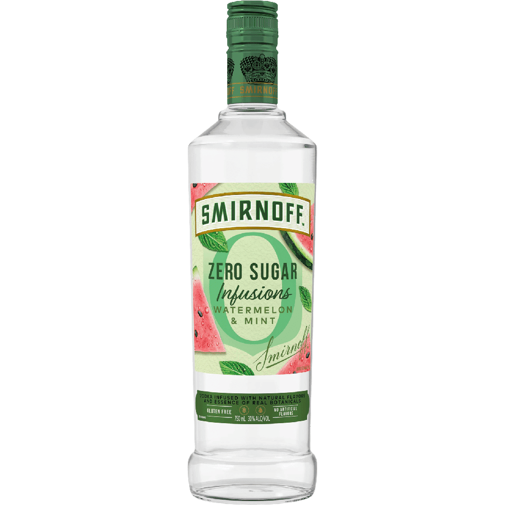 Smirnoff Zero Sugar Infusions Watermelon & Mint 750ml