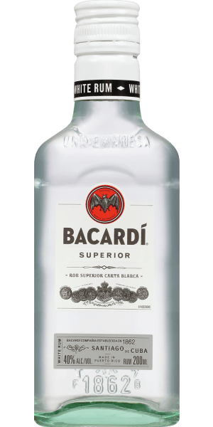 BACARDI SUPERIOR (P R) 200 ML