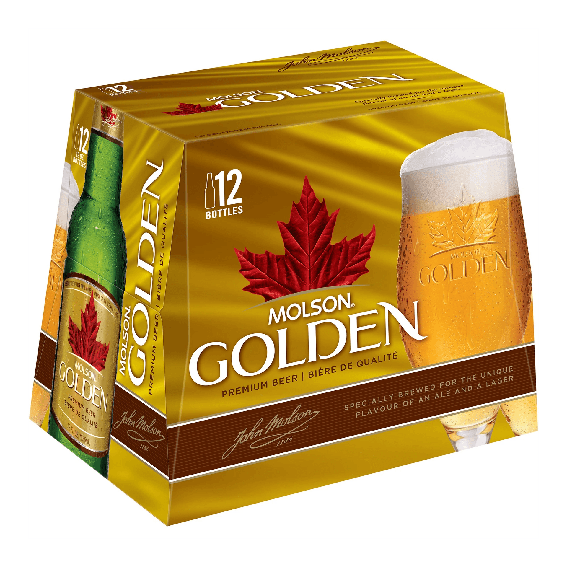 MOLSON GOLDEN 12PK BOTTLES