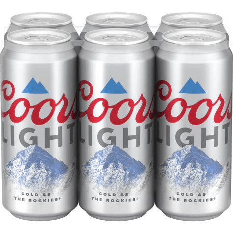 Coors light 6pk cans